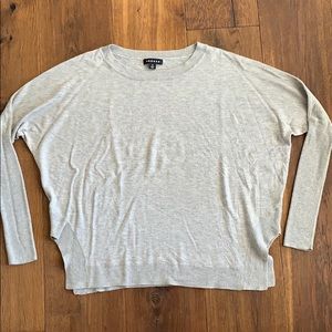 Trouve from Nordstrom Women’s gray knit sweater